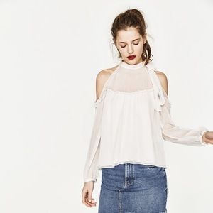 Zara Top With Open Shoulders